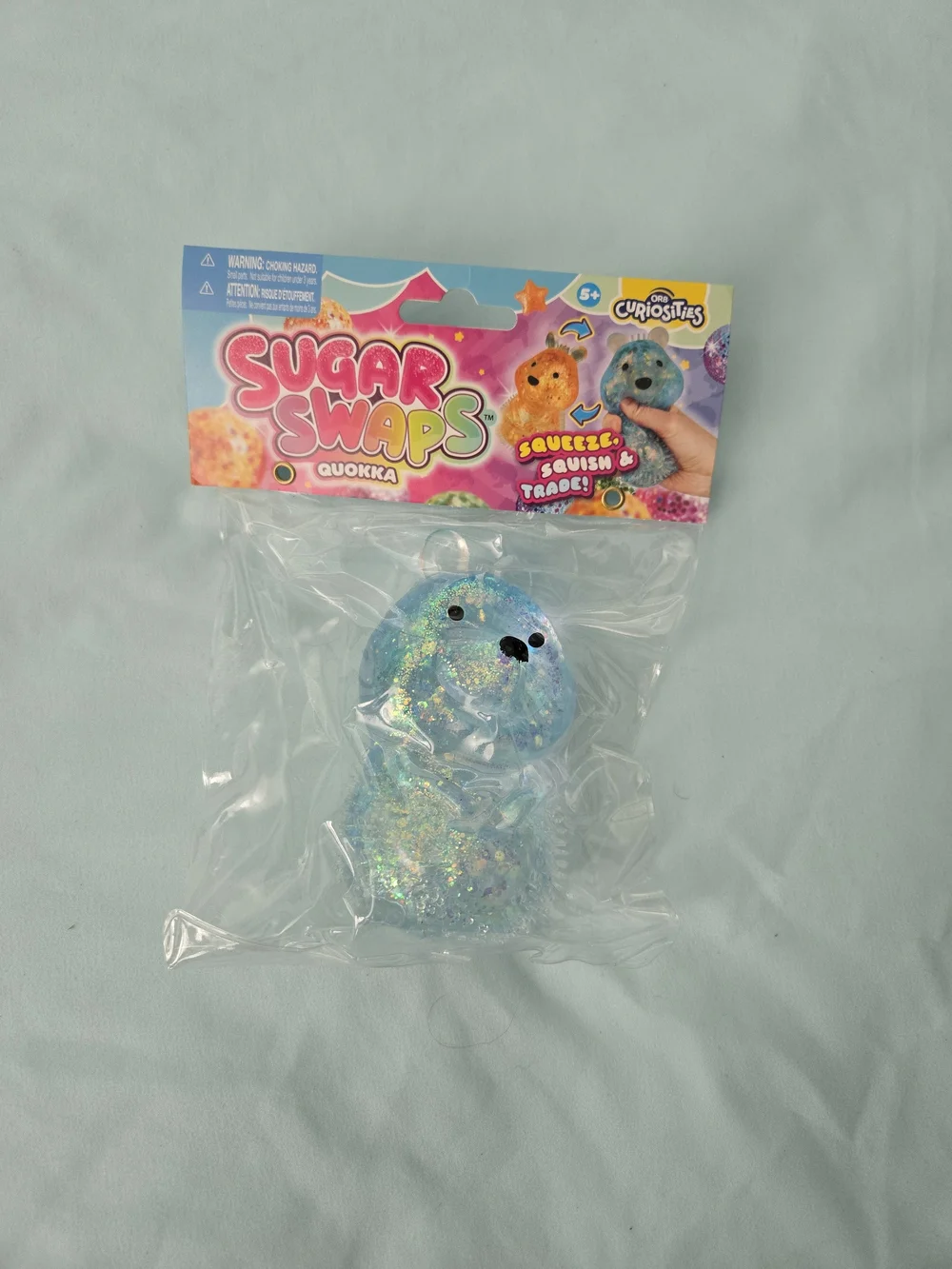 Quokka Squishy Toy - Iridescent Blue